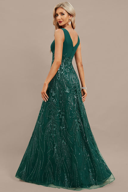 Robe Portefeuille Émeraude Chic - gallery 6