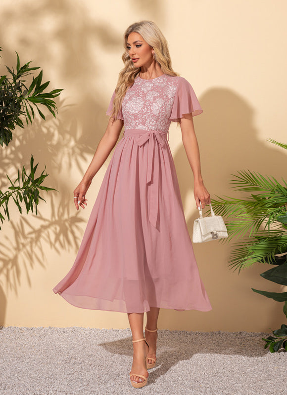 Robe Portefeuille Manches Courtes - gallery 2