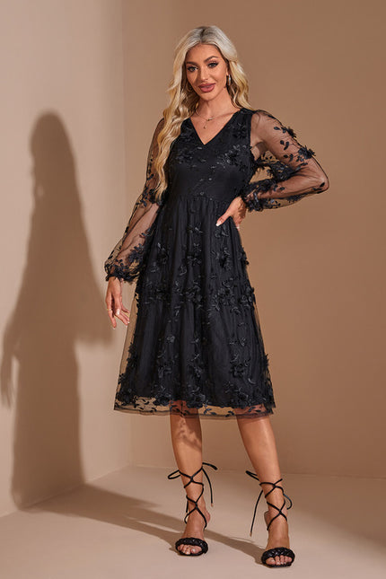 Robe Portefeuille Tulle Chic - gallery 5