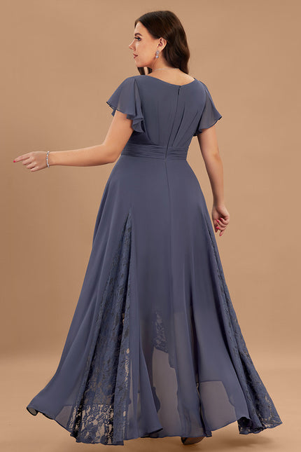 Robe Portefeuille Bordeau Évasée - gallery 7