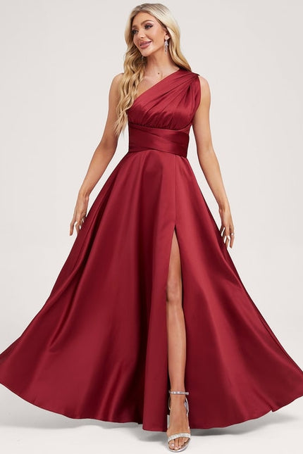 Robe Portefeuille Satin Évasée - gallery 3