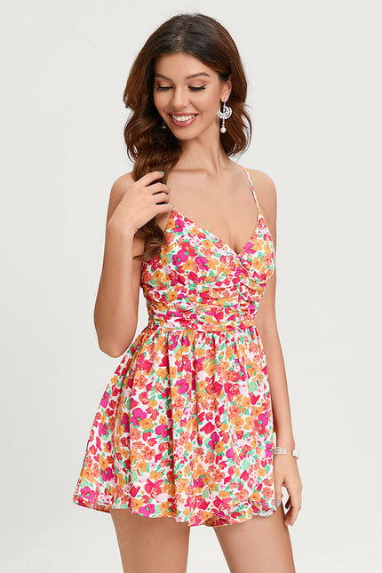 Robe Portefeuille Florale Estivale - gallery 2