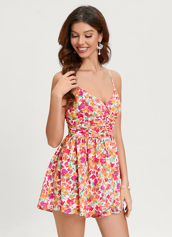 Robe Portefeuille Florale Estivale - gallery 2
