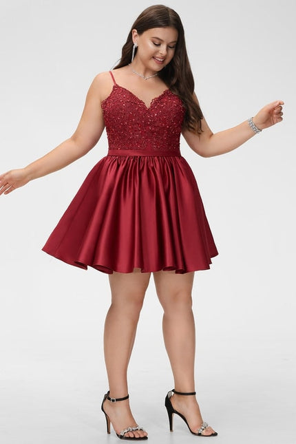 Robe Portefeuille Satinée Rubis - gallery 6
