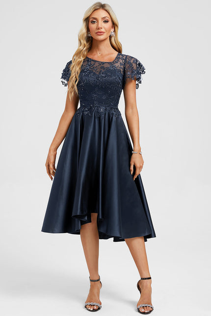 Robe Portefeuille Satin Chic - gallery 3