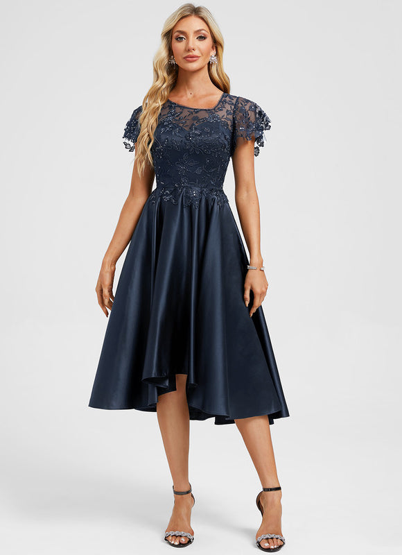 Robe Portefeuille Satin Chic - gallery 3