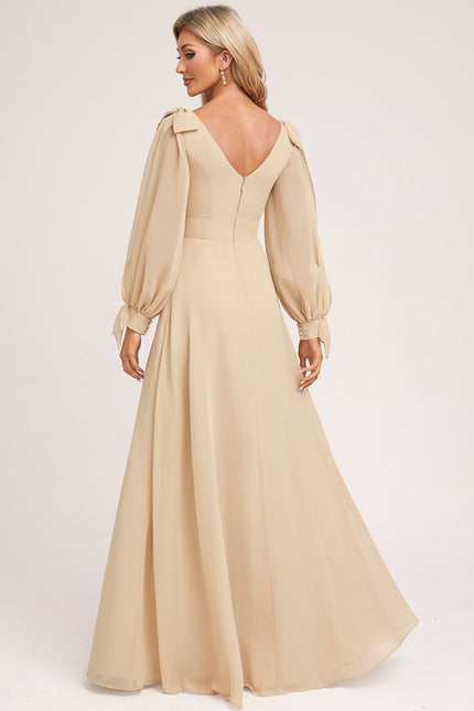 Robe Portefeuille Sable Éthérée - gallery 1