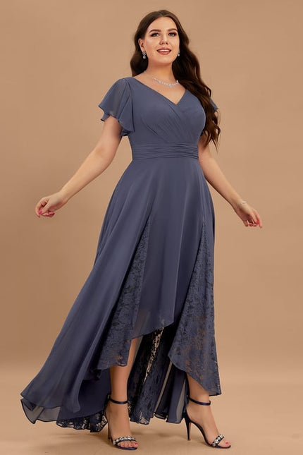 Robe Portefeuille Bordeau Évasée - gallery 9