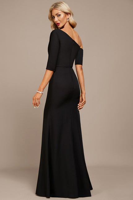 Robe Portefeuille Élégance Noire - gallery 5