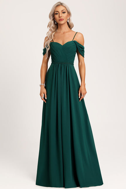 Robe Portefeuille Émeraude Flottante - gallery 6