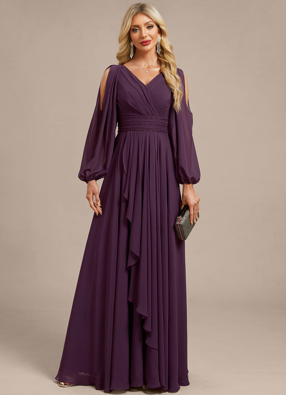 Robe Portefeuille Violette Aérienne - gallery 2
