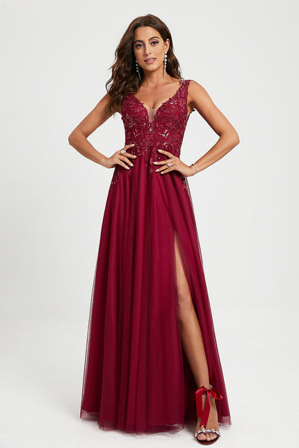 Robe Portefeuille Bordeaux Étoilée