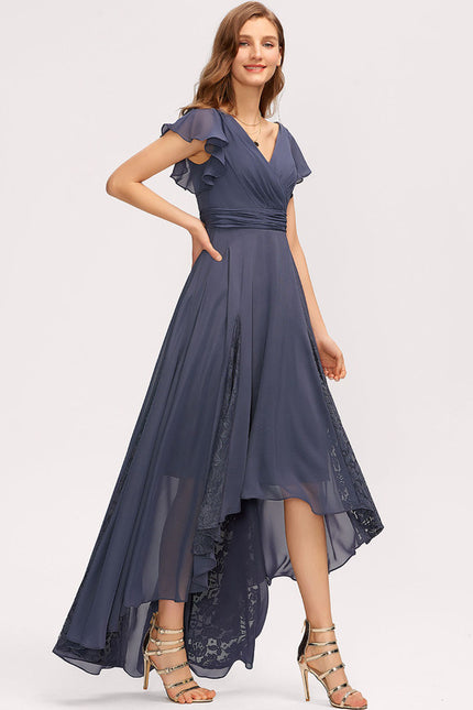 Robe Portefeuille Bordeau Évasée - gallery 5