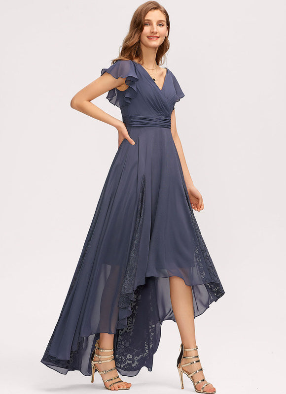 Robe Portefeuille Bordeau Évasée - gallery 5