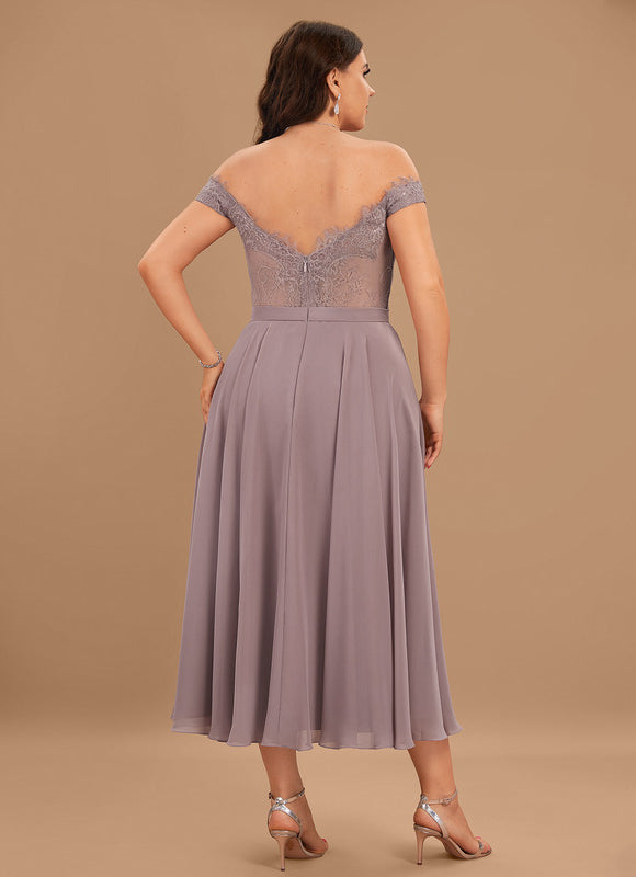 Robe Portefeuille Lilas Aérienne - gallery 7