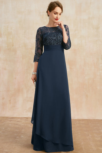 Robe Portefeuille Marine Chic - gallery 2