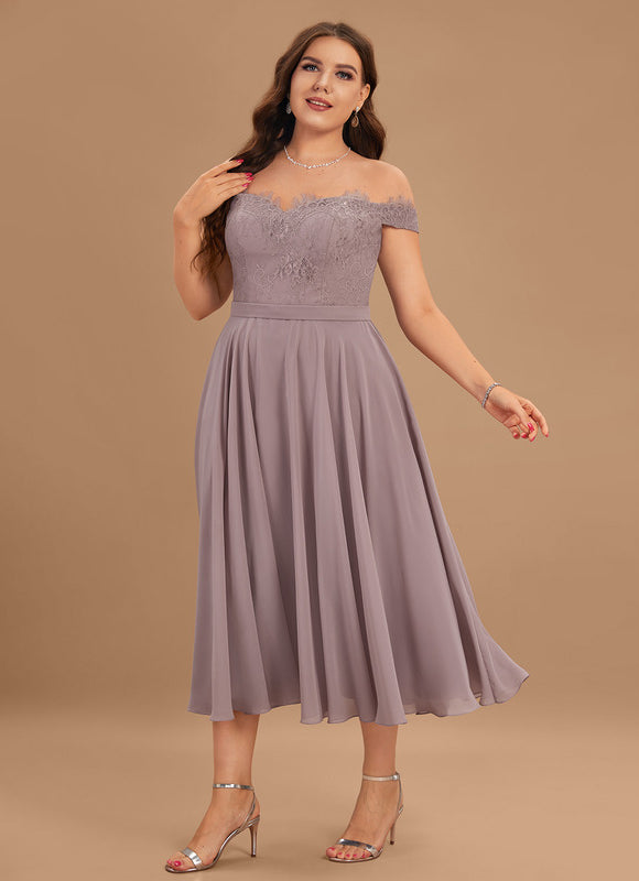 Robe Portefeuille Lilas Aérienne - gallery 8