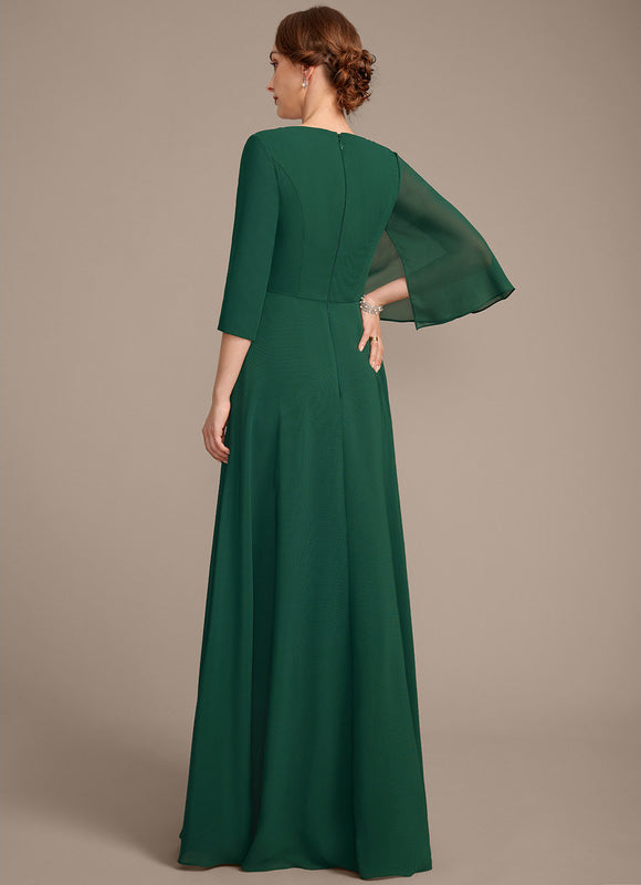Robe Portefeuille Émeraude Élégante - gallery 5