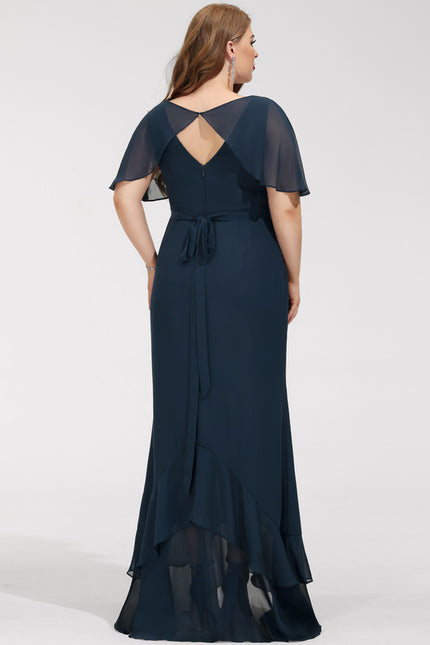 Robe Portefeuille Vaporeuse Marine - gallery 9