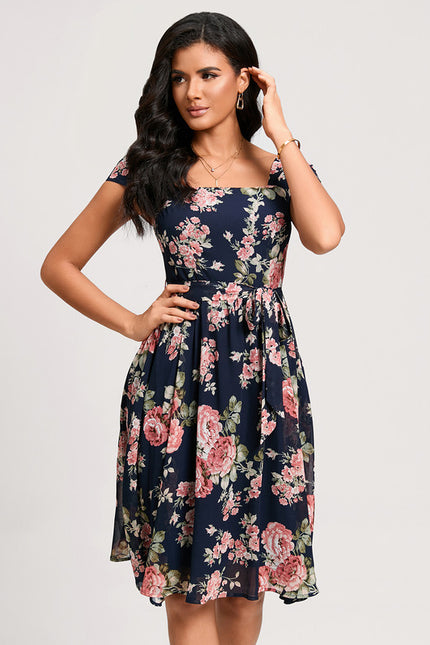 Robe Portefeuille Florale Chic - gallery 2