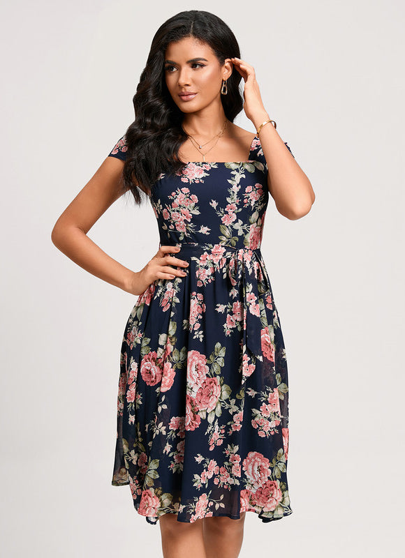 Robe Portefeuille Florale Chic - gallery 2