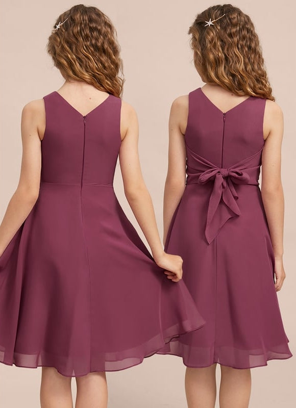 Robe Portefeuille Prune Fluide - gallery 2
