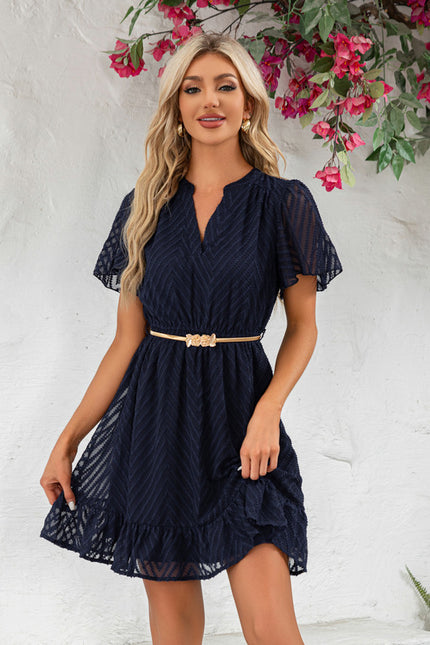 Robe Portefeuille Trapèze Marine - gallery 3