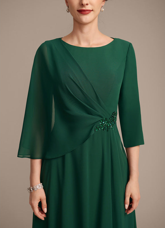 Robe Portefeuille Émeraude Élégante - gallery 6