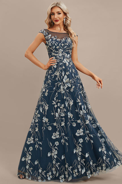 Robe Portefeuille Bleu Étoilé