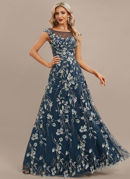 Robe Portefeuille Bleu Étoilé