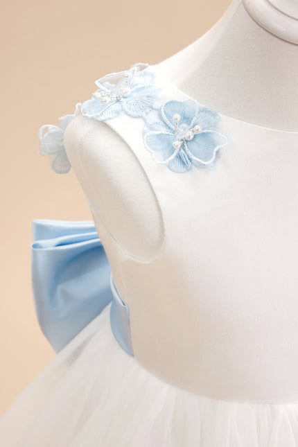 Robe Portefeuille Nuageuse Bleue - gallery 7