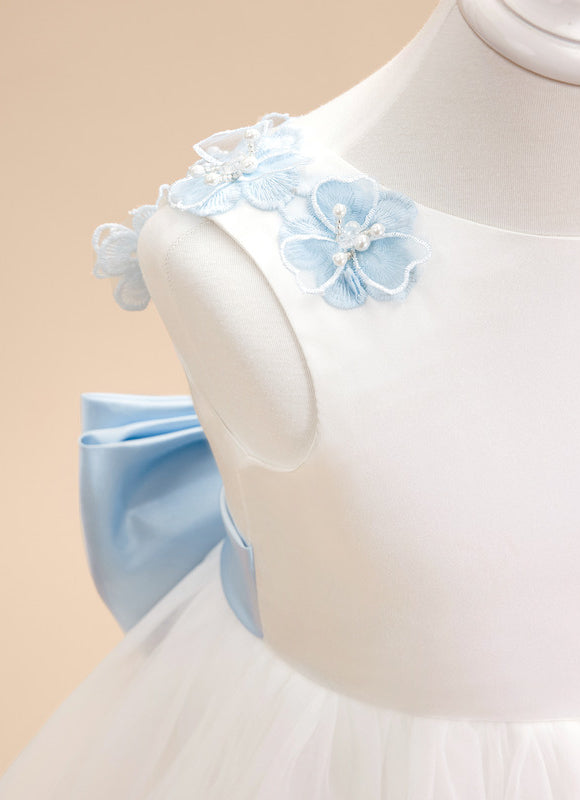 Robe Portefeuille Nuageuse Bleue - gallery 7