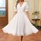 Robe Portefeuille Mousseline Élégante