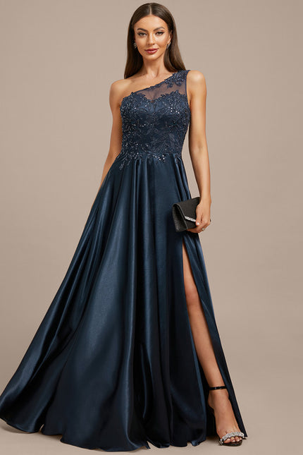 Robe Portefeuille Asymétrique Ornée