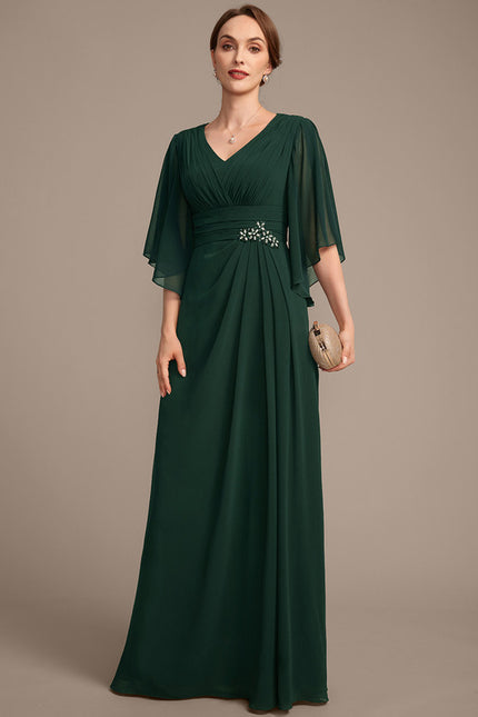 Robe Portefeuille Émeraude Céleste - gallery 3