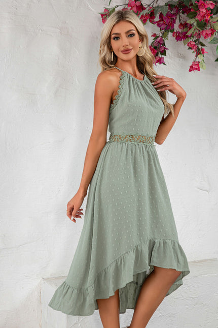 Robe Portefeuille Ailée Vert Deau