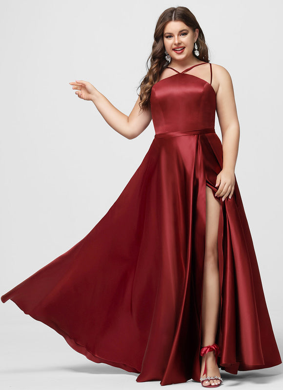 Robe Portefeuille Satin Ciel Sanglant - gallery 5