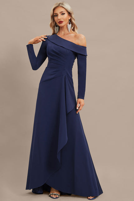 Robe Portefeuille Trapèze Asymétrique Chic - gallery 3