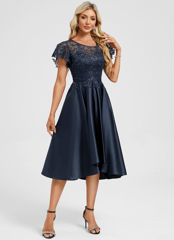 Robe Portefeuille Satin Chic - gallery 4