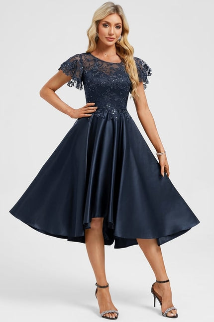 Robe Portefeuille Satin Chic - gallery 2
