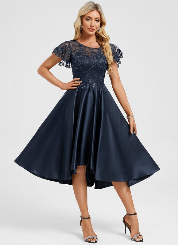 Robe Portefeuille Satin Chic - gallery 2
