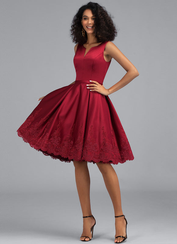 Robe Portefeuille Velours Rouge Lyrique - gallery 5