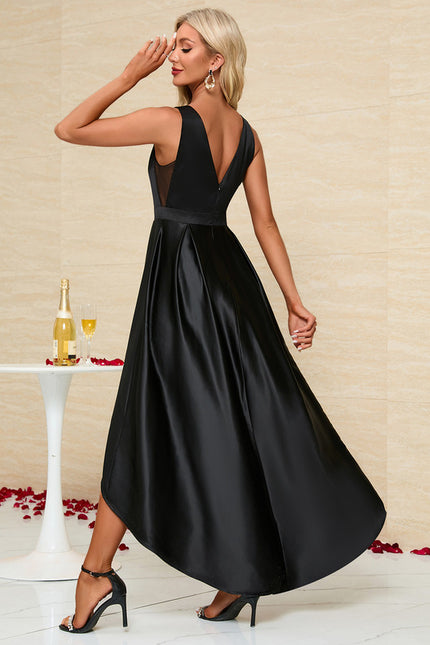 Robe Portefeuille Satinique Élégante - gallery 1