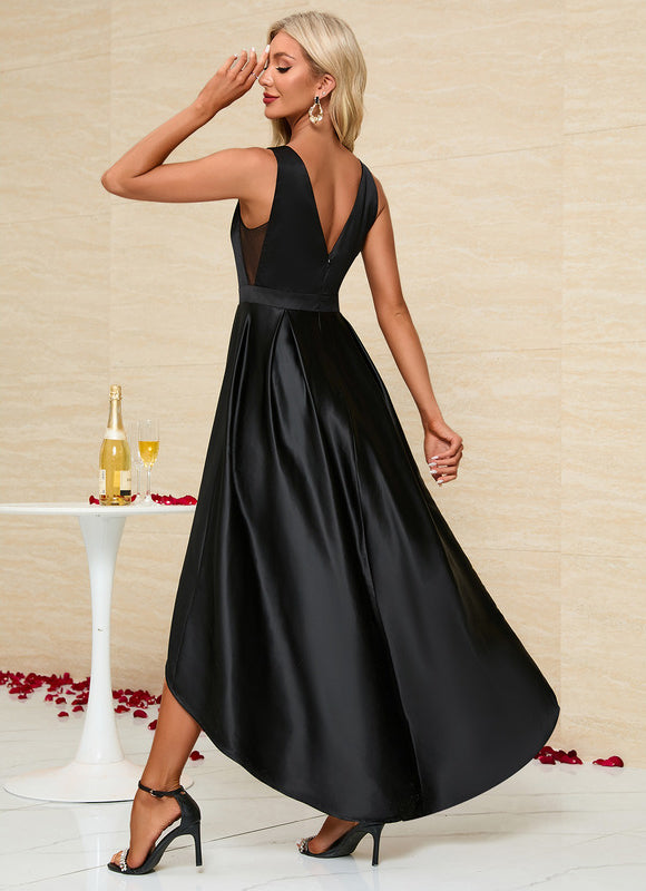 Robe Portefeuille Satinique Élégante - gallery 1