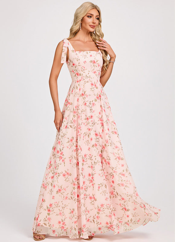 Robe Portefeuille Floraison Poudrée - gallery 1