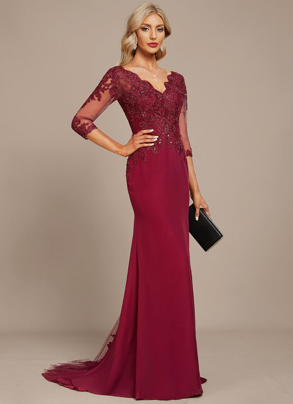 Robe Portefeuille Bordeaux Élégance - gallery 2