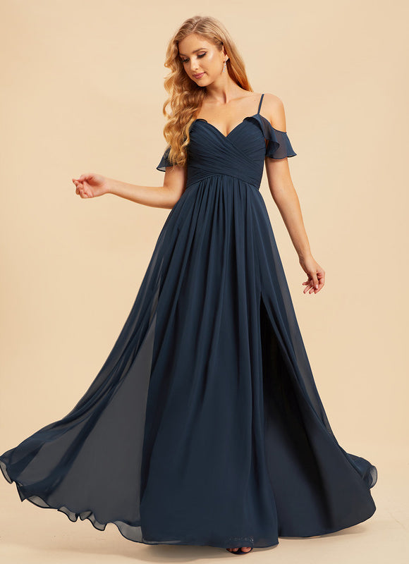 Robe Portefeuille Rose Drapée - gallery 2