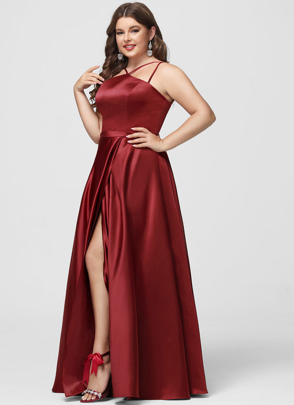 Robe Portefeuille Satin Ciel Sanglant - gallery 7