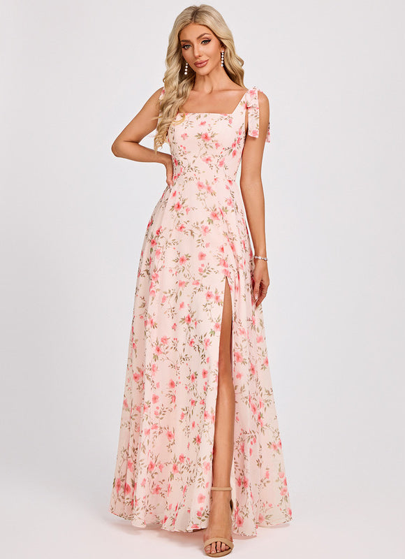 Robe Portefeuille Floraison Poudrée - gallery 2