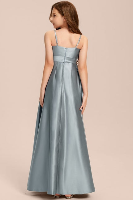 Robe Portefeuille Satin Azur - gallery 6